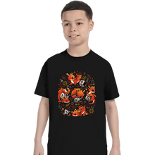 Load image into Gallery viewer, Daily_Deal_Shirts T-Shirts, Youth / XS / Black Tiny Dragon Dice