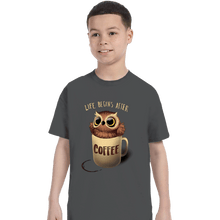 Load image into Gallery viewer, Shirts T-Shirts, Youth / XS / Charcoal Night Owl