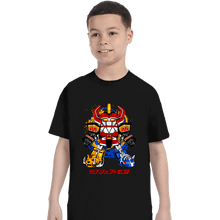 Load image into Gallery viewer, Daily_Deal_Shirts T-Shirts, Youth / XS / Black Chibi Megazord