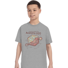 Load image into Gallery viewer, Shirts T-Shirts, Youth / XL / Sports Grey Anatomy Of The D20
