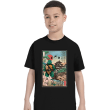 Load image into Gallery viewer, Daily_Deal_Shirts T-Shirts, Youth / XS / Black Dual Katana in Japan