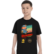 Load image into Gallery viewer, Secret_Shirts T-Shirts, Youth / XS / Black Adulting World