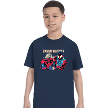 Load image into Gallery viewer, Daily_Deal_Shirts T-Shirts, Youth / XS / Navy Canon Whisper