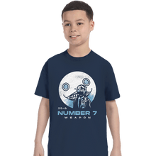 Load image into Gallery viewer, Shirts T-Shirts, Youth / XS / Navy Emil Weapon Number 7