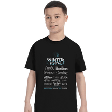 Load image into Gallery viewer, Shirts T-Shirts, Youth / XS / Black Winter Festival