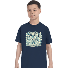 Load image into Gallery viewer, Shirts T-Shirts, Youth / XS / Navy Blade Resonance