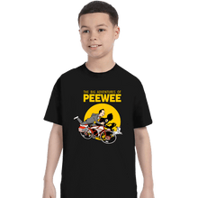 Load image into Gallery viewer, Daily_Deal_Shirts T-Shirts, Youth / XS / Black The Big Adventures of Pee Wee

