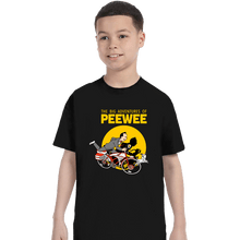 Load image into Gallery viewer, Daily_Deal_Shirts T-Shirts, Youth / XS / Black The Big Adventures of Pee Wee