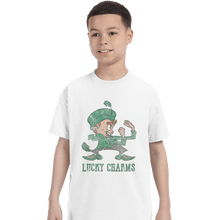 Load image into Gallery viewer, Shirts T-Shirts, Youth / XL / White Lucky Charms