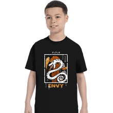 Load image into Gallery viewer, Shirts T-Shirts, Youth / XS / Black Sin of Envy Serpent