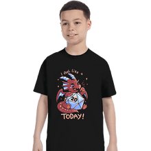 Load image into Gallery viewer, Daily_Deal_Shirts T-Shirts, Youth / XS / Black Rolled A 20 Today