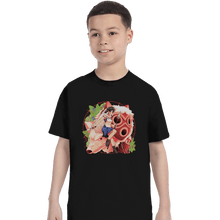 Load image into Gallery viewer, Shirts T-Shirts, Youth / XL / Black The Wolf Tribe