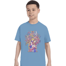 Load image into Gallery viewer, Shirts T-Shirts, Youth / XS / Powder Blue Throne Of Magic
