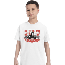 Load image into Gallery viewer, Secret_Shirts T-Shirts, Youth / XS / White RTFM