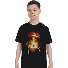 Load image into Gallery viewer, Shirts T-Shirts, Youth / Small / Black Sunset Samurai