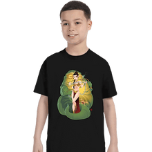 Load image into Gallery viewer, Secret_Shirts T-Shirts, Youth / XS / Black Leia & Jabba