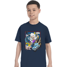 Load image into Gallery viewer, Secret_Shirts T-Shirts, Youth / XS / Navy Dragon Fight