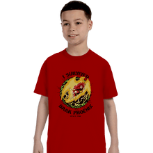 Load image into Gallery viewer, Shirts T-Shirts, Youth / XL / Red I Survived Dark Phoenix