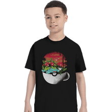 Load image into Gallery viewer, Shirts T-Shirts, Youth / XS / Black Cup Of Grass