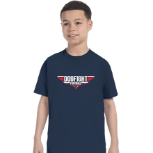 Load image into Gallery viewer, Daily_Deal_Shirts T-Shirts, Youth / XS / Navy Top Dogfight