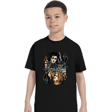 Load image into Gallery viewer, Daily_Deal_Shirts T-Shirts, Youth / XS / Black Edward & Kim Card