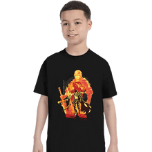 Load image into Gallery viewer, Daily_Deal_Shirts T-Shirts, Youth / XS / Black Flames Of Fates