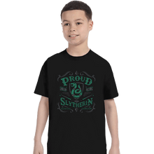 Load image into Gallery viewer, Shirts T-Shirts, Youth / XL / Black Proud to be a Slytherin