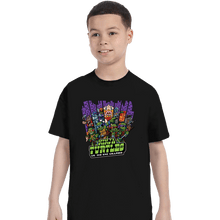 Load image into Gallery viewer, Daily_Deal_Shirts T-Shirts, Youth / XS / Black TMNT Vs The NYC Villains
