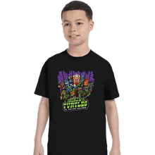 Load image into Gallery viewer, Daily_Deal_Shirts T-Shirts, Youth / XS / Black TMNT Vs The NYC Villains