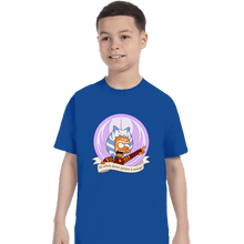 Load image into Gallery viewer, Daily_Deal_Shirts T-Shirts, Youth / XS / Royal Blue Angry Padawan