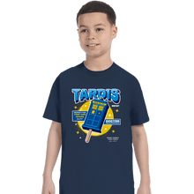 Load image into Gallery viewer, Shirts T-Shirts, Youth / XS / Navy Time and Space Ice Cream