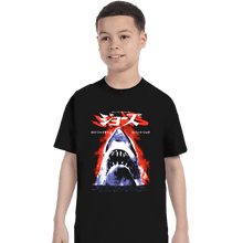Load image into Gallery viewer, Shirts T-Shirts, Youth / XS / Black Jaws
