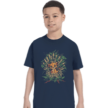 Load image into Gallery viewer, Shirts T-Shirts, Youth / XL / Navy The True King