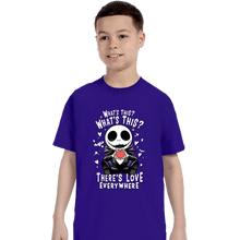 Load image into Gallery viewer, Daily_Deal_Shirts T-Shirts, Youth / XS / Violet There's Love In The Air