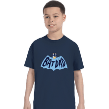 Load image into Gallery viewer, Daily_Deal_Shirts T-Shirts, Youth / XS / Navy Batdad