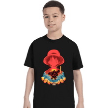 Load image into Gallery viewer, Shirts T-Shirts, Youth / XS / Black Luffy Shadow