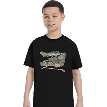 Load image into Gallery viewer, Secret_Shirts T-Shirts, Youth / XS / Black The Hand Gator