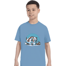 Load image into Gallery viewer, Secret_Shirts T-Shirts, Youth / XS / Powder Blue Snow Bender