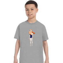 Load image into Gallery viewer, Shirts T-Shirts, Youth / XS / Sports Grey Shrimp On The Barbie