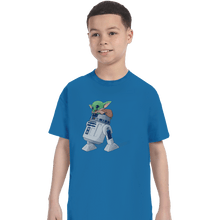 Load image into Gallery viewer, Shirts T-Shirts, Youth / XS / Sapphire Droid Squee