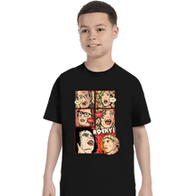 Load image into Gallery viewer, Daily_Deal_Shirts T-Shirts, Youth / XS / Black Janet, Dr. Scott, Janet, Brad, Rocky!