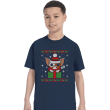 Load image into Gallery viewer, Shirts T-Shirts, Youth / XS / Navy Peltzer Christmas