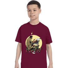 Load image into Gallery viewer, Daily_Deal_Shirts T-Shirts, Youth / XS / Maroon Hellboy's Report