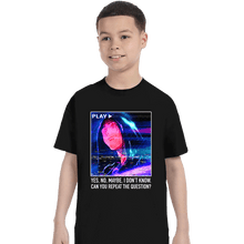 Load image into Gallery viewer, Secret_Shirts T-Shirts, Youth / XS / Black Can You Repeat The Question