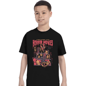 Shirts T-Shirts, Youth / XS / Black Horror Movies