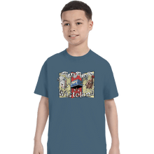 Load image into Gallery viewer, Daily_Deal_Shirts T-Shirts, Youth / XS / Indigo Blue Let's All Go To The Wasteland