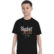 Load image into Gallery viewer, Shirts T-Shirts, Youth / XL / Black Slasher
