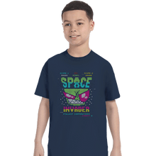 Load image into Gallery viewer, Secret_Shirts T-Shirts, Youth / XS / Navy Space Invader Zim