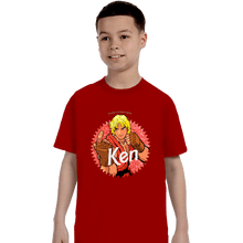 Load image into Gallery viewer, Daily_Deal_Shirts T-Shirts, Youth / XS / Red Ken Doll