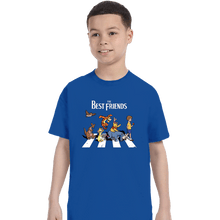 Load image into Gallery viewer, Daily_Deal_Shirts T-Shirts, Youth / XS / Royal Blue The Best Friends Road